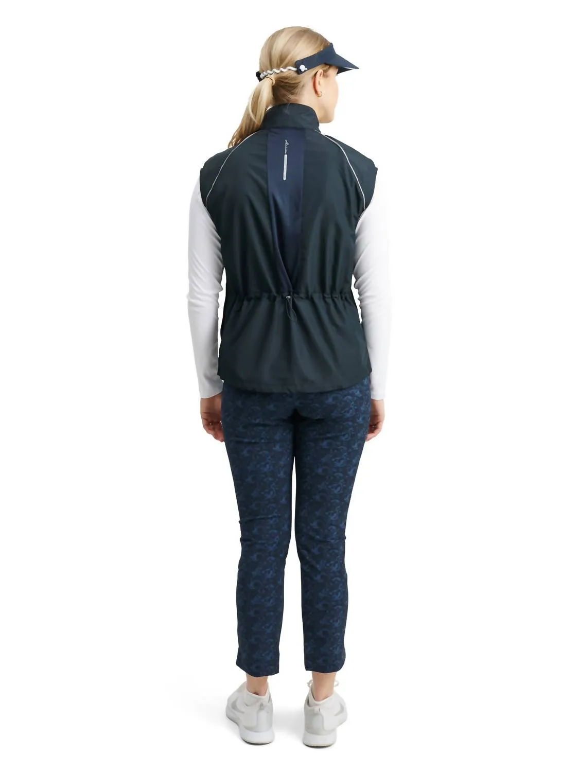 Women Ganton Stretch Wind Vest In Navy