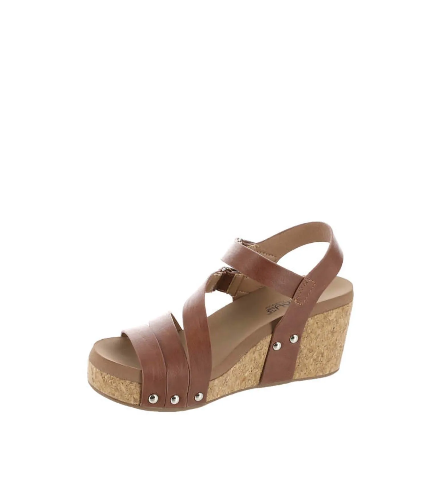 Women Giggle Wedge Sandal In Bourban