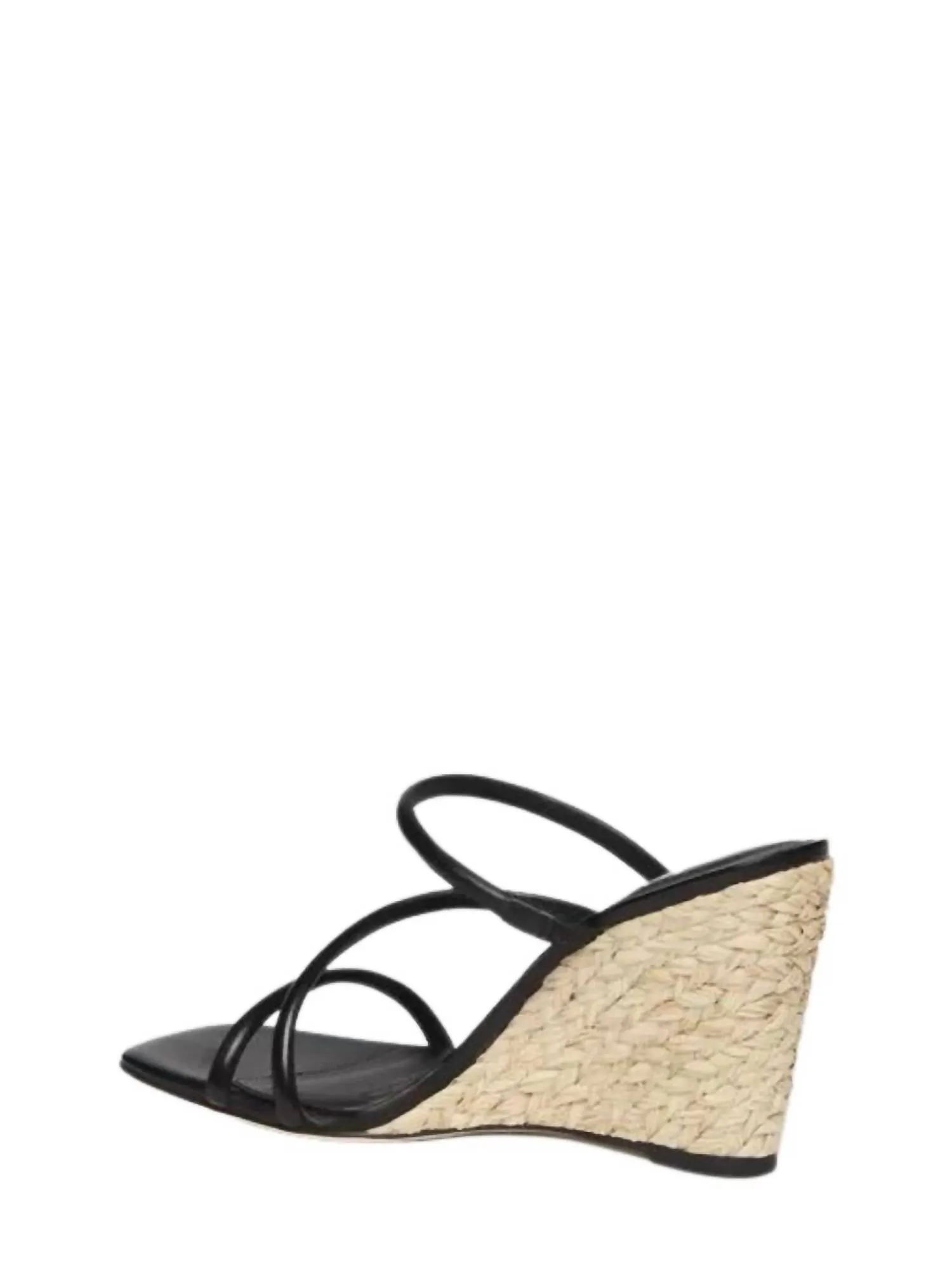 Women Stacey Slip On Wedge Sandal In Black