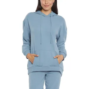 Womens Ribbed Cotton Hoodie
