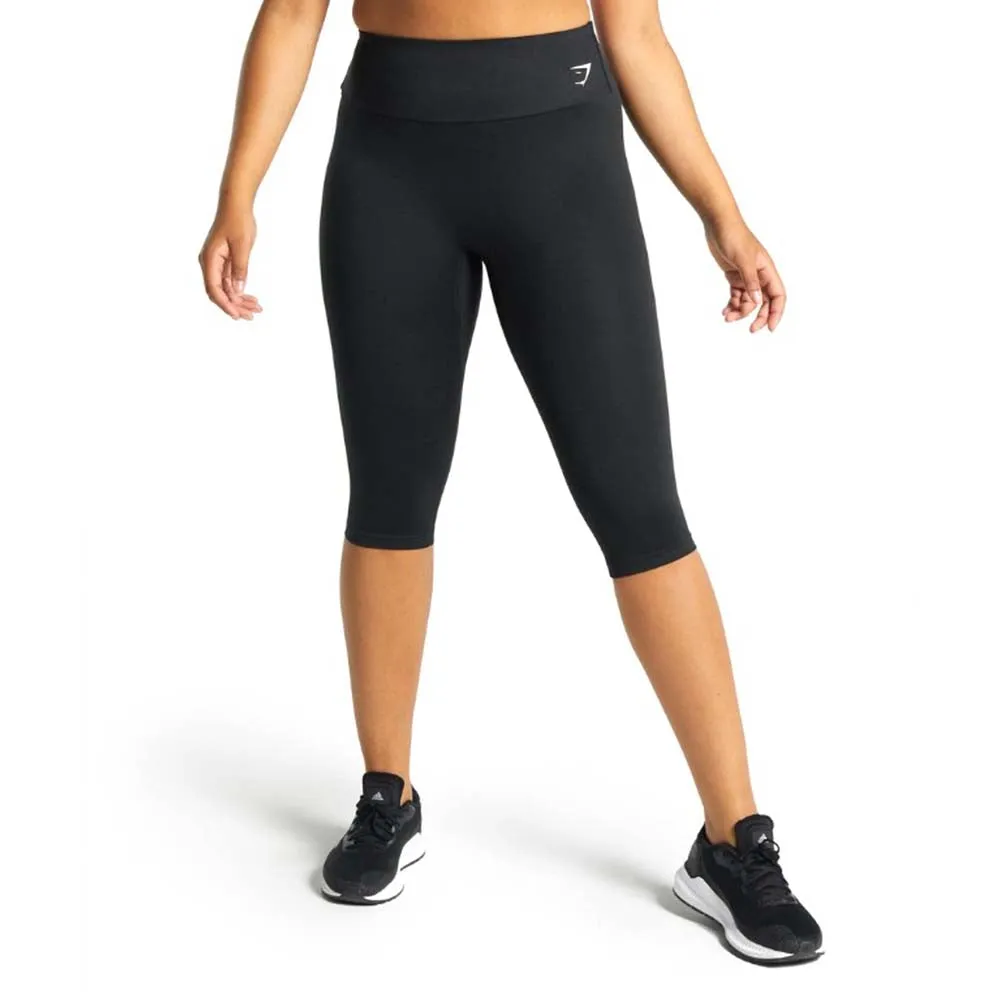 Women's Training Cropped Legging,Black