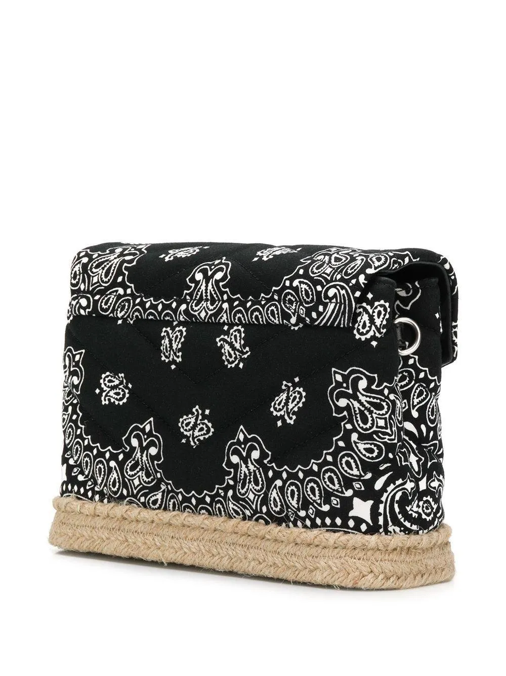 Ysl Bags Saint Laurent Loulou Black Paisley Quilted Small Cross Body Bag 531045