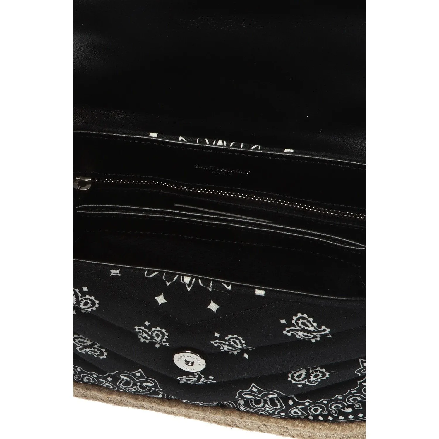 Ysl Bags Saint Laurent Loulou Black Paisley Quilted Small Cross Body Bag 531045