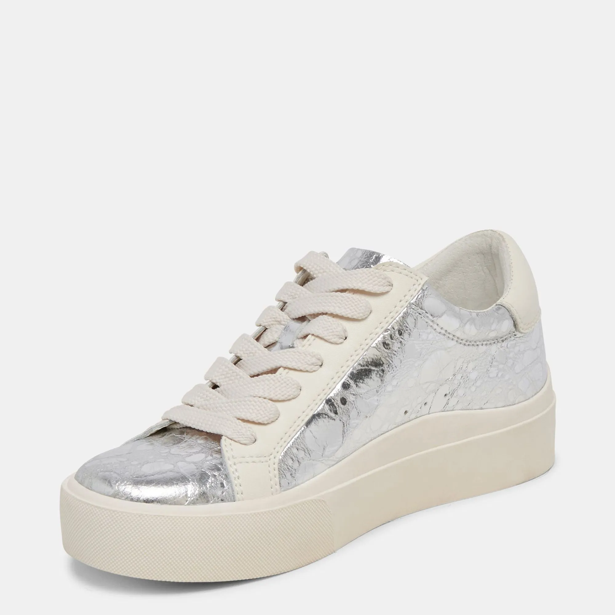 Zayn 360 Sneakers Silver Distressed Leather