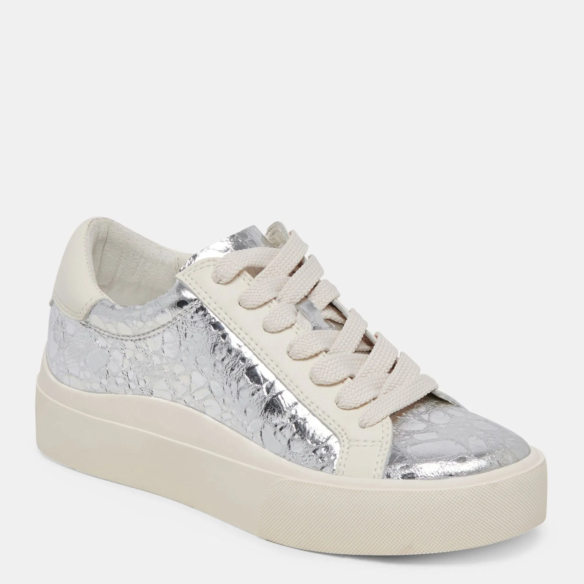 Zayn 360 Sneakers Silver Distressed Leather