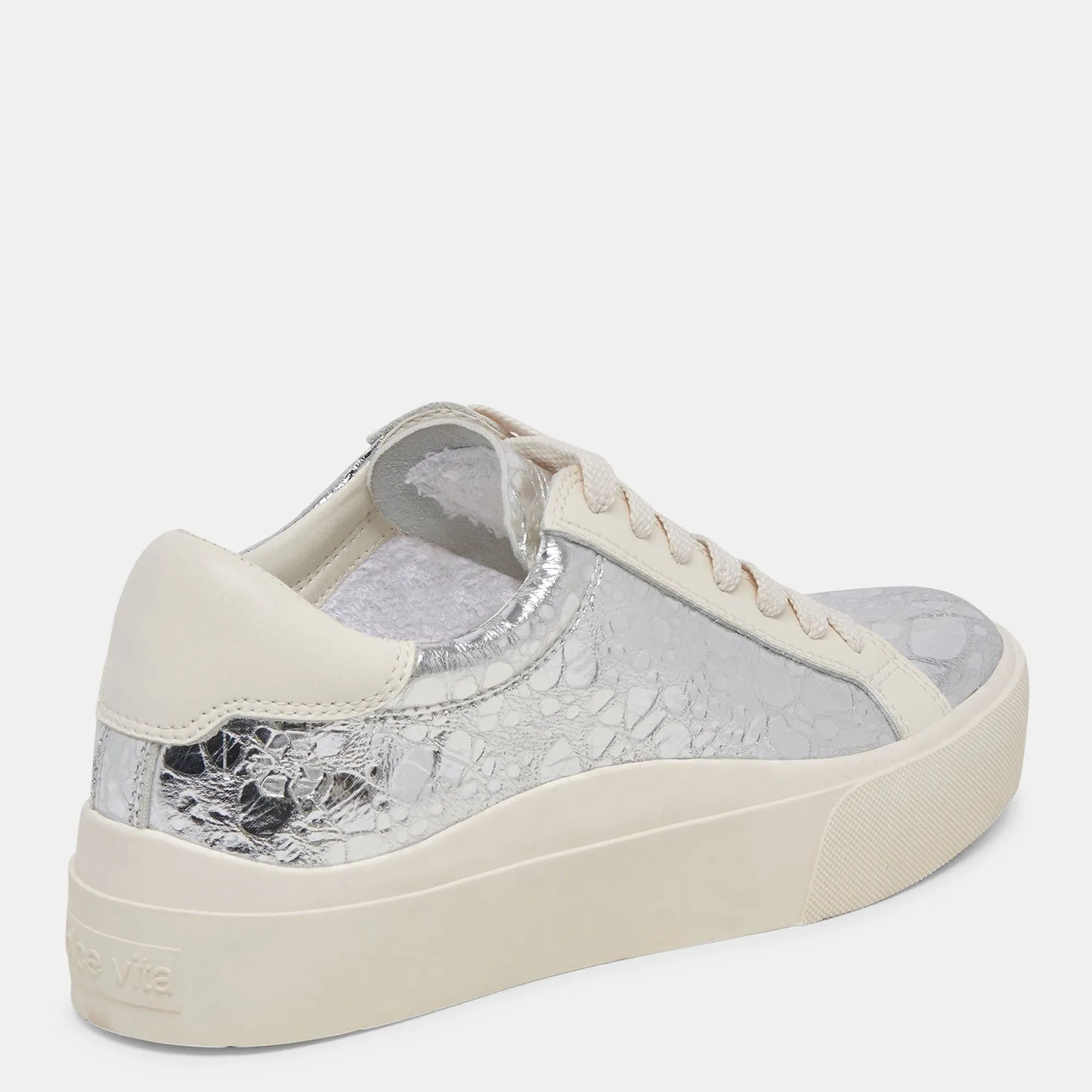 Zayn 360 Sneakers Silver Distressed Leather